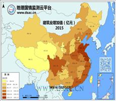 2015年建筑业增加值