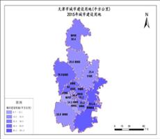天津市2015年城市建设用地