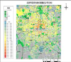 北京市2018年（上半年）房价热点图   