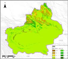 多种卫星遥感数据反演新疆净生态系统生产力（NEP）数据服务