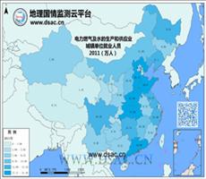 2011年电力燃气及水单位就业人员