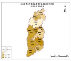 山西省2016年日用品指数