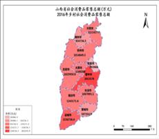 山西省2016年乡村社会消费品零售总额