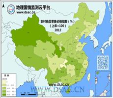 2012年农村商品零售价格指数