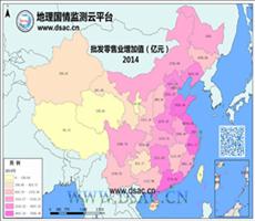 2014年批发零售业增加值