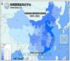 2009年交通运输仓储邮政增加值