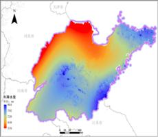 山东省年降雨量空间分布数据服务