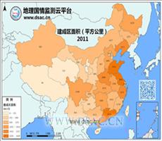 2011年建成区面积