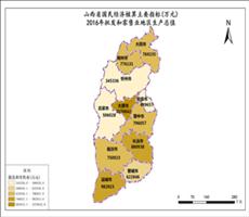 山西省2016年批发和零售业地区生产总值