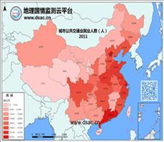 2011年城市公共交通业就业人数