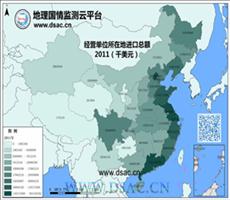 2011年经营单位所在地进口总额