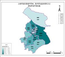 上海市2016年初中招生数（各区普通中学初、高中学生基本情况）
