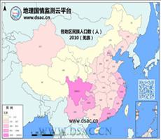 2010年民族分布（羌族）