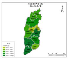 山西省2016年玉米产量