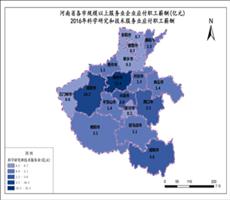 河南省2016年科学研究和技术服务业应付职工薪酬（服务业企业应付职工薪酬）