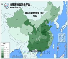 2012年普通小学学校数量