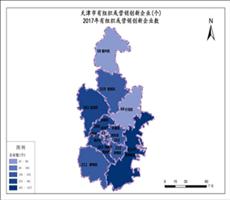 天津市2017年有组织或营销创新企业数
