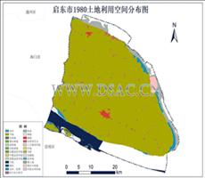 启东市土地利用数据产品