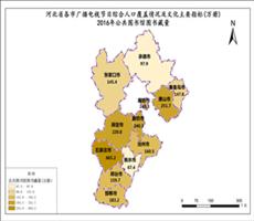 河北省2016年公共图书馆图书藏量（广播电视节目综合人口覆盖情况及文化主要指标）