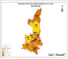 陕西省2016年提水量