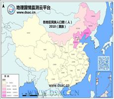 2010年民族分布（满族）