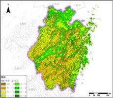 多种卫星遥感数据反演浙江省净生态系统生产力（NEP）产品
