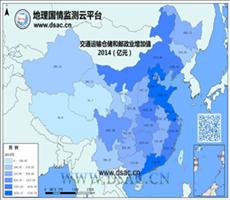 2014年交通运输仓储邮政增加值
