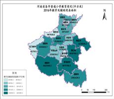河南省2016年教学及辅助用房面积（各市普通小学教育情况）