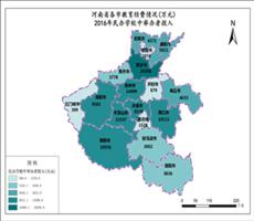 河南省2016年民办学校中举办者投入（各市教育经费情况）