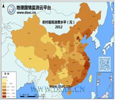 2012年农村居民消费水平