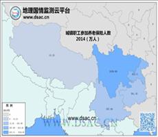 2014年西南城镇职工养老保险人数