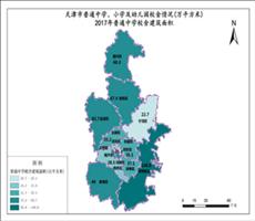 天津市2017年普通中学校舍建筑面积