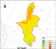宁夏多年平均气温空间分布数据服务