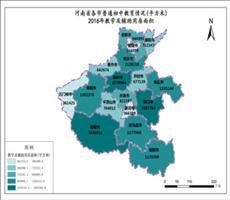 河南省2016年教学及辅助用房面积（各市普通初中教育情况）