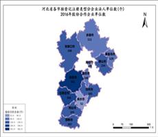 河北省2016年股份合作企业单位数（按登记注册类型分）