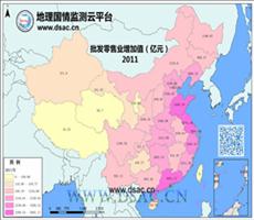 2011年批发零售业增加值
