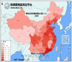 2009年城市公共交通业就业人数