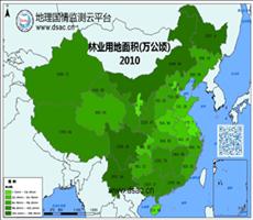 2010年林业用地面积数据