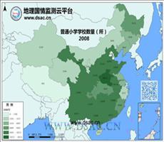 2008年普通小学学校数量