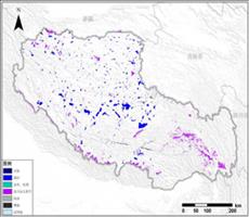 西藏自治区水域资源空间分布产品