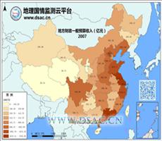 2007年地方财政一般预算收入