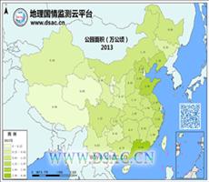 2013年公园面积