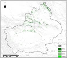 新疆维吾尔自治区林地资源空间分布数据服务