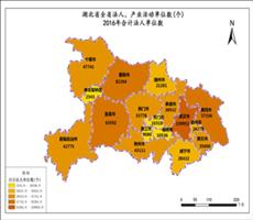 湖北省全省法人、产业活动单位数数据