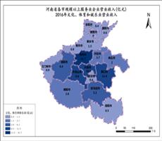  河南省2016年文化、体育和娱乐业营业收入（服务业企业营业收入）