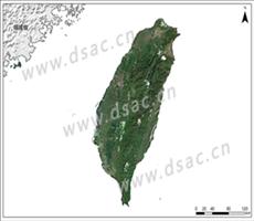 台湾Landsat 8卫星影像