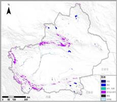 新疆维吾尔自治区水域资源空间分布数据服务