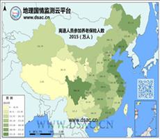 2015年离退人员参加养老保险人数 