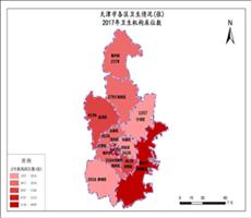 天津市2017年卫生机构床位数