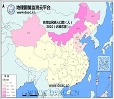 2010年民族分布（达斡尔族）